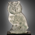 Owl Celadon_Rose_Square