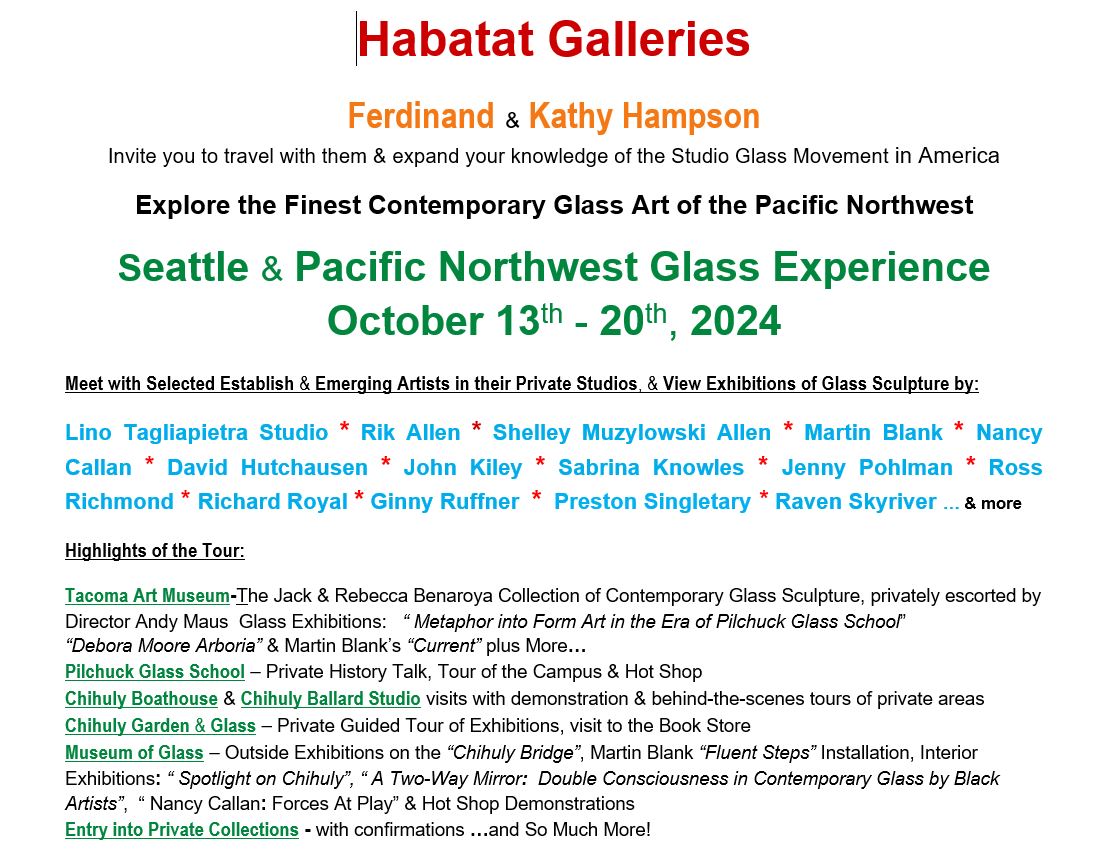 Habatat Glass Art Tour Seattle